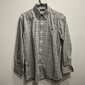Southern Marsh Calhoun Check Dress Shirt - Sage & Tan